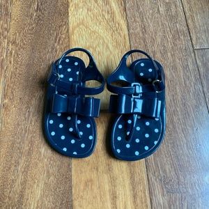 Gap Baby Girls Toddler Navy Jelly Sandals Pool 6